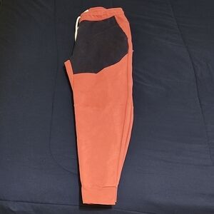 Nike Black and Orange Joggers